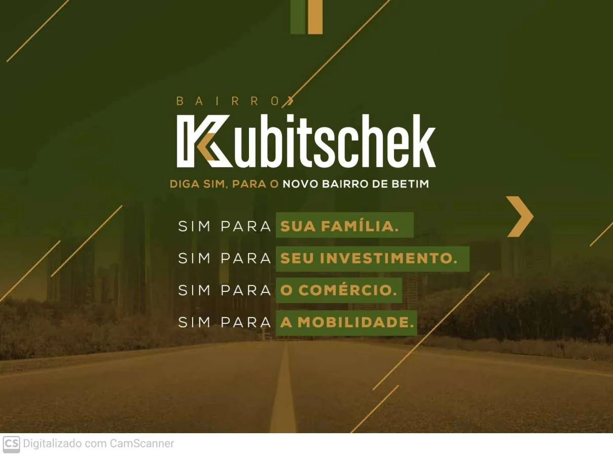 Loteamento para Venda, Betim / MG, bairro Kubitschek, terreno 1.074 m²