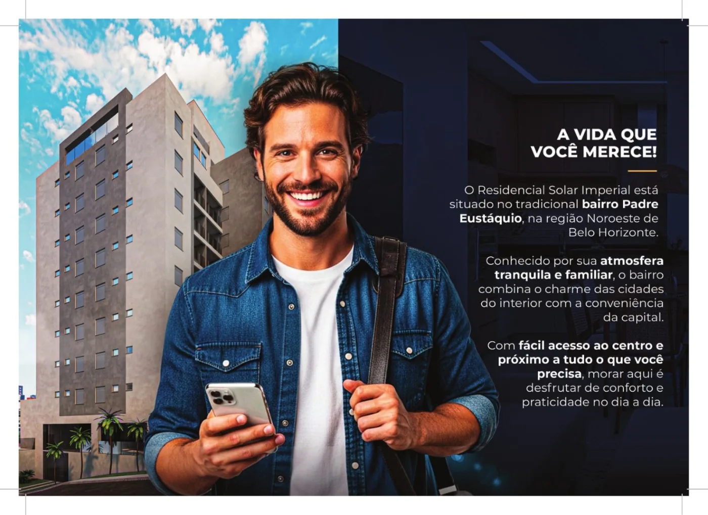 Apartamento para Venda, bairro Padre Eustáquio, 2 dormitórios, sendo 1 suíte, 2 banheiros, 2 v
