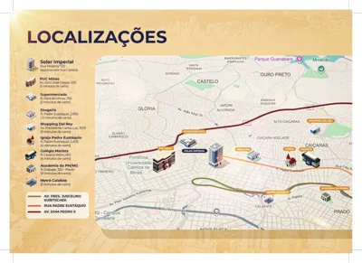 Apartamento para Venda, / Apartamento para Venda, bairro Padre Eustáquio, 2 dormitórios, sendo 1 suíte, 2 banheiros, 2 v
