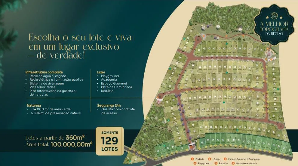 Loteamento para Venda, Lagoa Santa / MG, bairro Lagoinha de Fora, terreno 360 m²