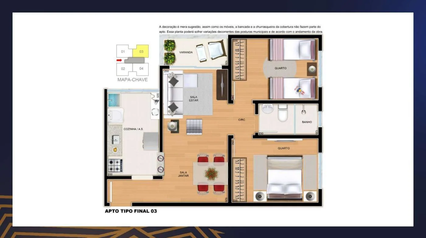 Apartamento para Venda, Belo Horizonte / MG, bairro Barreiro, 2 dormitórios, 1 vaga de garagem, área total 52 m²