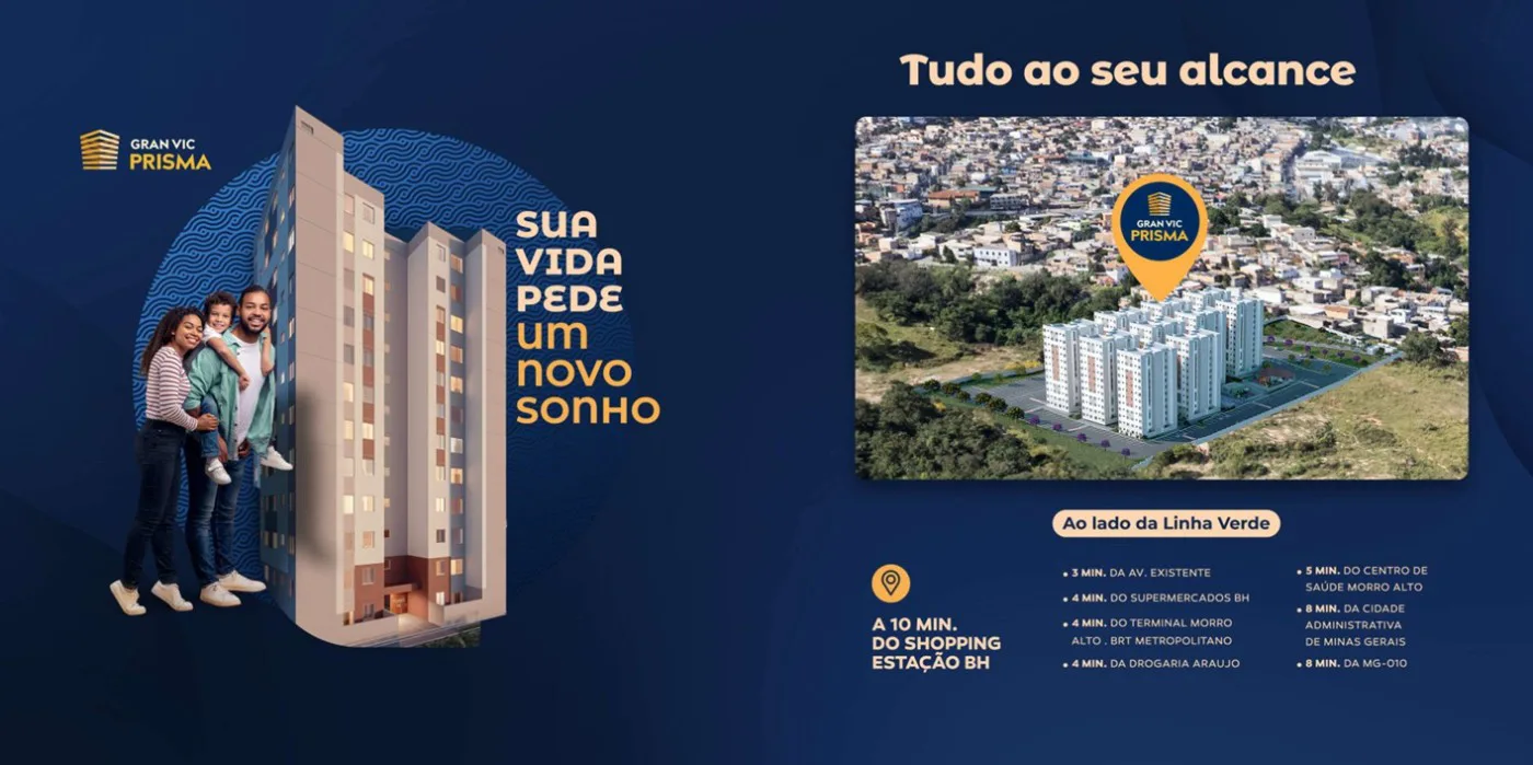 Apartamento para Venda, Vespasiano / MG, bairro Jequitibá, 2 dormitórios, 1 banheiro, 1 vaga de garagem, área total 36,61